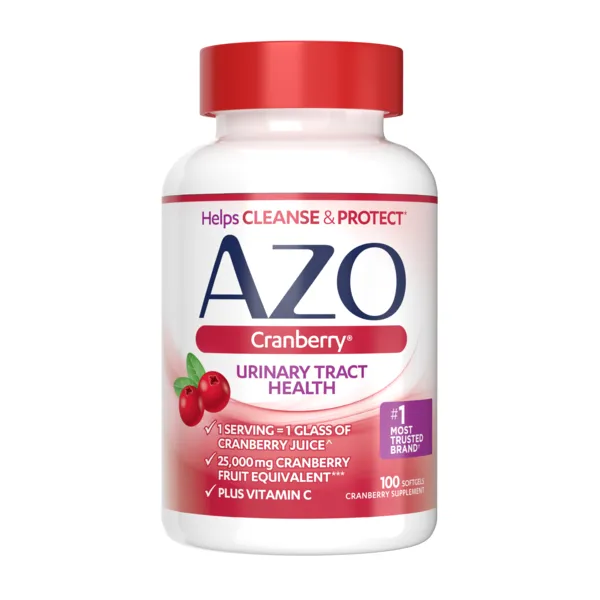 Azo Cranberry - Urinary Tract Health - 100 Softgels