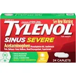 Tylenol Sinus Severe Caplets