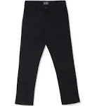 The Children's Place Boys Uniform Stretch Skinny Chino Pants | Size 6S | Black | Cotton/Spandex