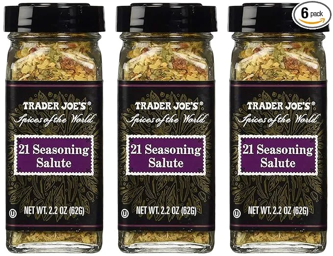 Trader Joe's 21 Seasoning Salute 2.2oz - Pack of 6