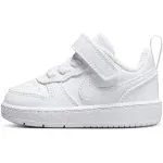 Nike Toddler Court Borough Low Recraft Shoes, Boys', Size 5, White/White-White