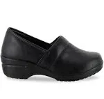 Easy Works by Easy Street Lyndee Slip Resistant Clogs - Black