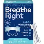 Breathe Right Extra Clear Nasal Strips