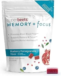 HumanN SuperBeets Memory & Focus Chews