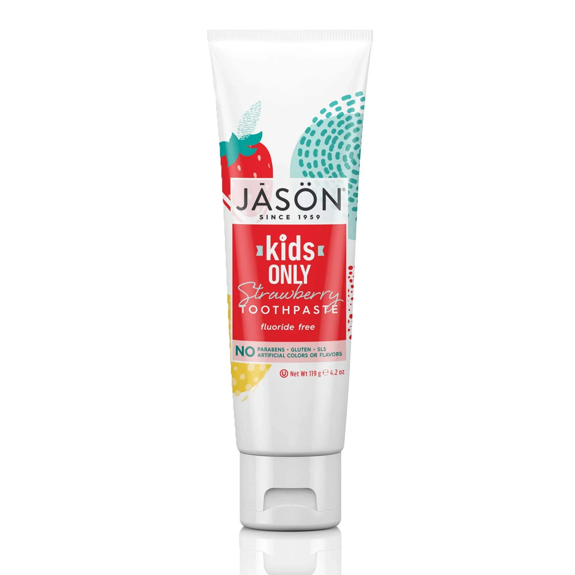 Jason Kids Only! Strawberry Toothpaste 4.2 oz, Pack of 3