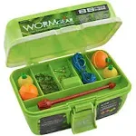 Worm Gear Single Tray Tackle Box, Green