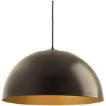 Progress Lighting P5342-3030K9 Dome Single Light 22&#034; Wide LED Pendant - White