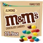 M&M's Almond Milk Chocolate Candy Family Size - 15.9 oz