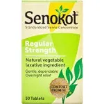 Senokot Natural Vegetable Laxative, Tablets - 50 count