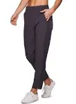 Rbx Active Women's Everyday Ribbed Ankle Pant | Charcoal | Small