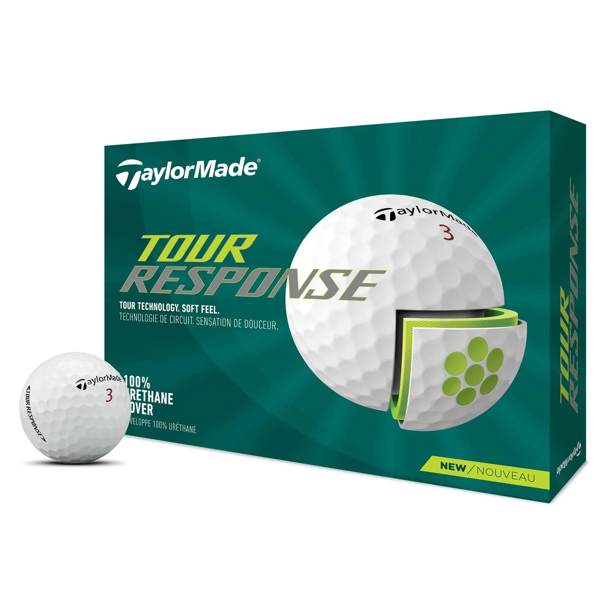 Taylormade Tour Response Golf Balls - White