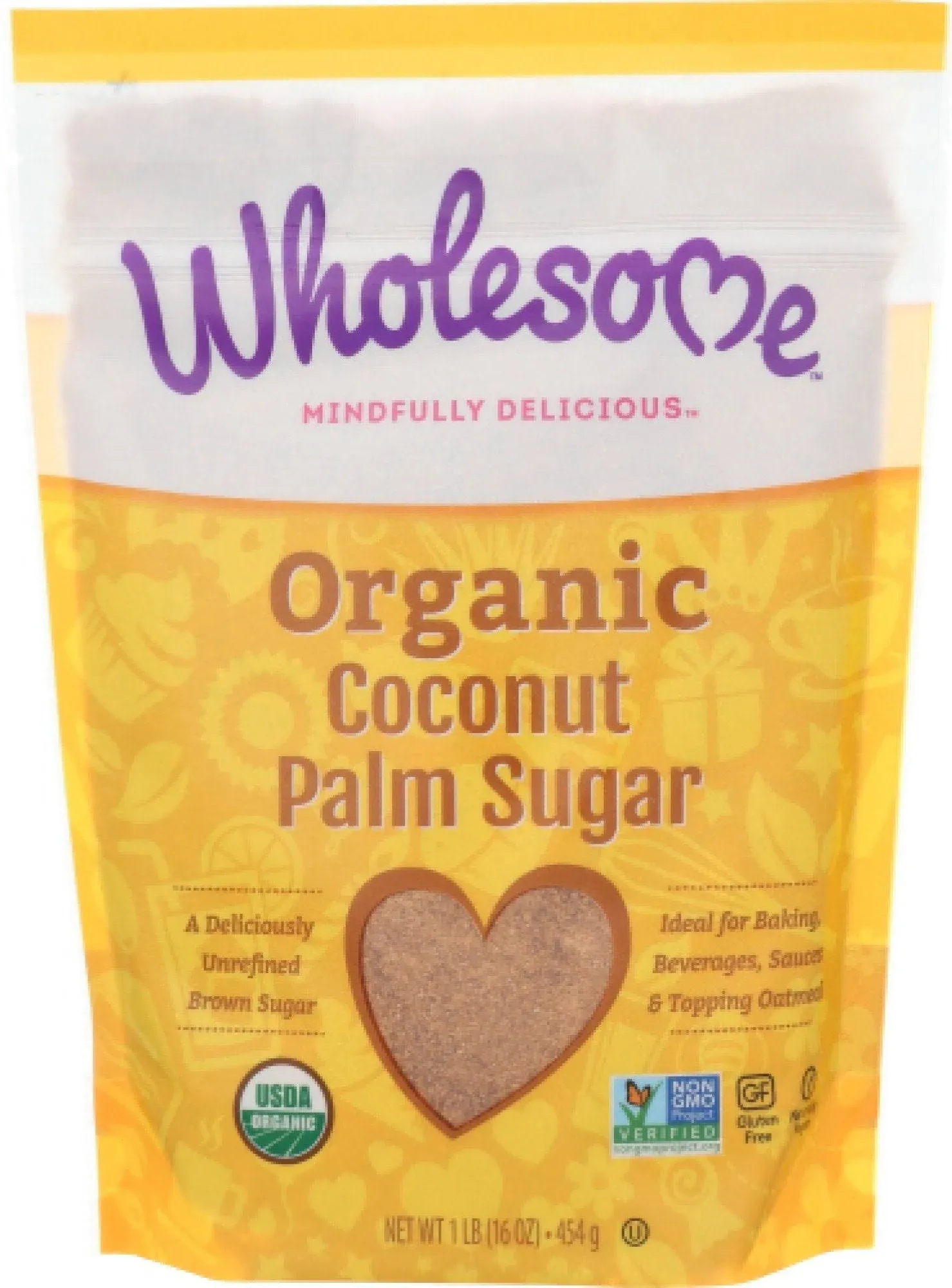 Wholesome Organic Coconut Palm Sugar - 16 oz