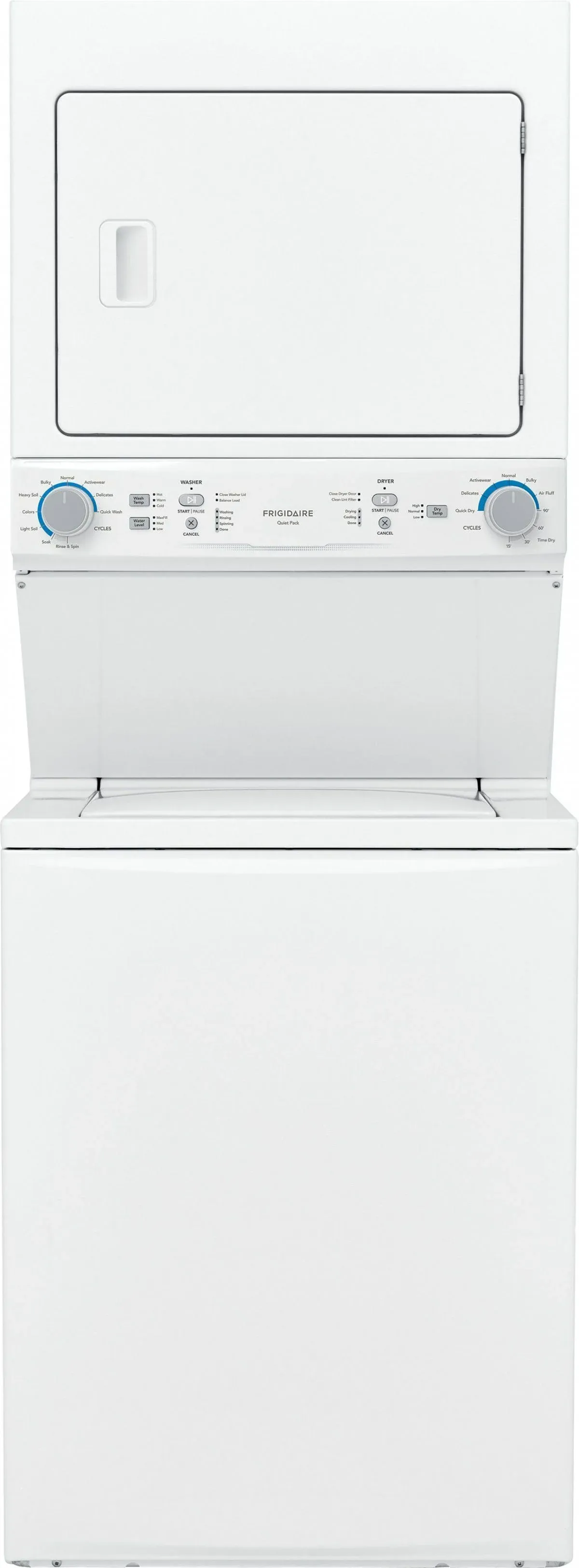 Frigidaire FLCE7522AW Electric Washer/Dryer Laundry Center - 3.9 Cu. ft Washer and 5.6 Cu. ft. Dryer