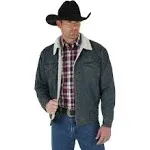 Wrangler Men's Cowboy Cut Western Lined Denim Jacket