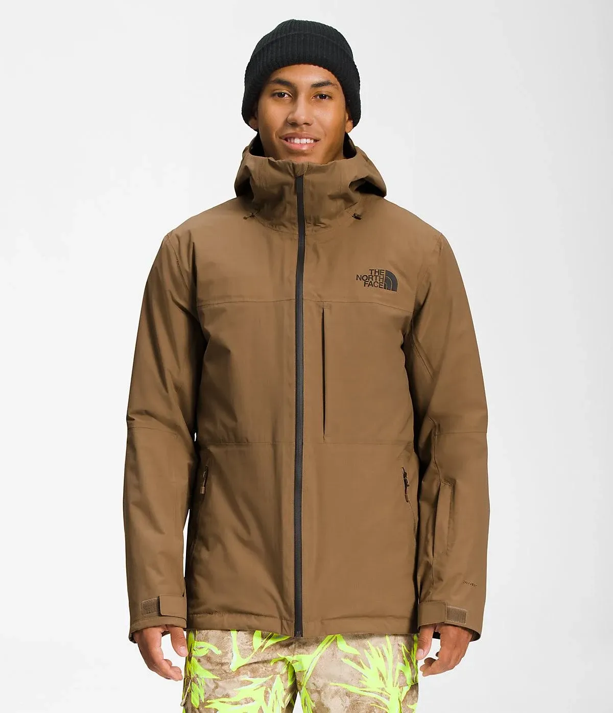 $360 NWT Mens The North Face Thermoball Eco Snow Triclimate Jacket Utility Brown