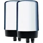 Brita On Tap Faucet Water Filter System Replacement Filters, Chrome, 2 Count