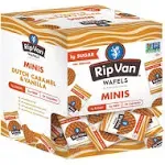 Rip Van Low Sugar Dutch Caramel Vanilla Wafels, 0.28 Ounces, 4 per Case, Price/Case