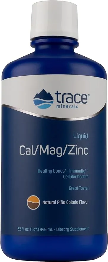 Trace Minerals Research Cal Mag Zinc Liquid, 32 FZ